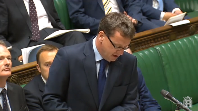 Youth minister Rob Wilson has said that young people aged between 18 and 25 will "not be proactively recruited" for the NCS. Picture: Parliament TV