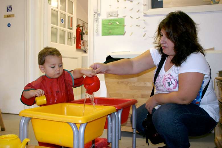 Childcare providers are using a range of initiatives to encourage take-up of early years provision. Picture: Lucie Carlier