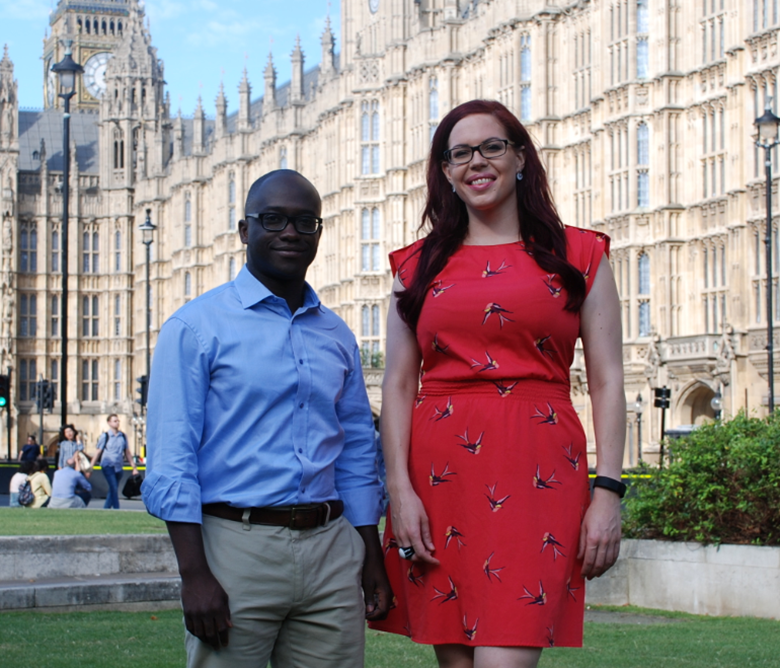 Childcare minister Sam Gyimah describes Natasha Devon as an "inspiration to many young people". Picture: DfE