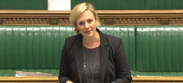 Labour MP Stella Creasy said public support for introducing statutory sex and relationship education is "overwhelming". Picture: Parliament TV