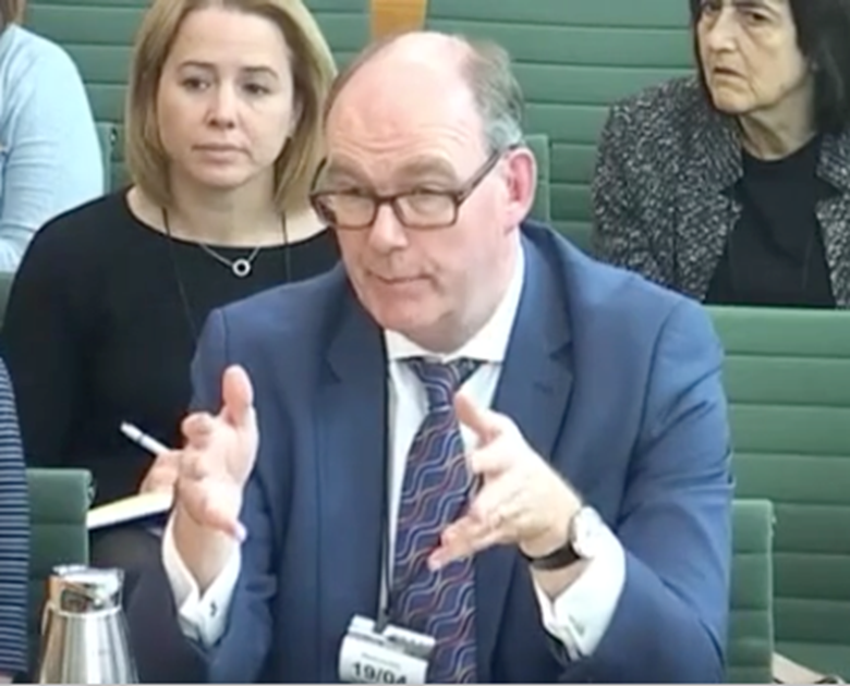 DfE civil servant Graham Archer said themed reports will be published over the coming months to spread best practice from the social care innovation programme. Picture: UK Parliament