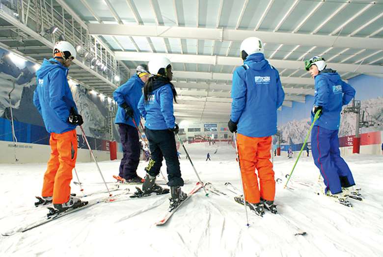 Snow-Camp helps young people boost their confidence as well as becoming more determined and motivated. Picture: Snow-Camp