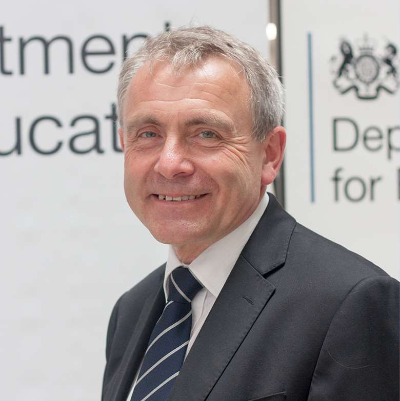 Robert Goodwill said government is making excellent progress in ensuring as many families as possible have access to high-quality, affordable childcare. Picture: DfE 