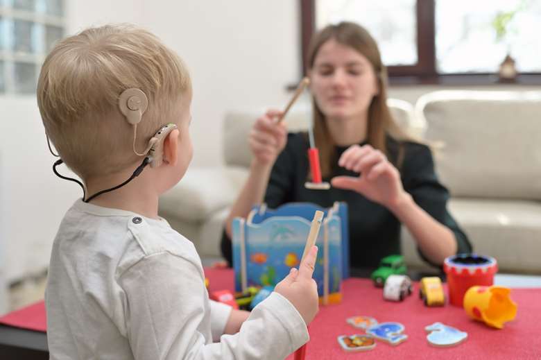 Charities offer resources and training for professionals working with deaf children. Picture: Adobe Stock