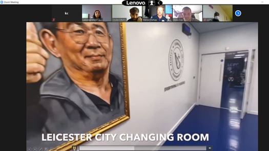 Care leavers enjoyed a virtual tour Leicestershire City's stadium. Picture: Leicestershire Cares