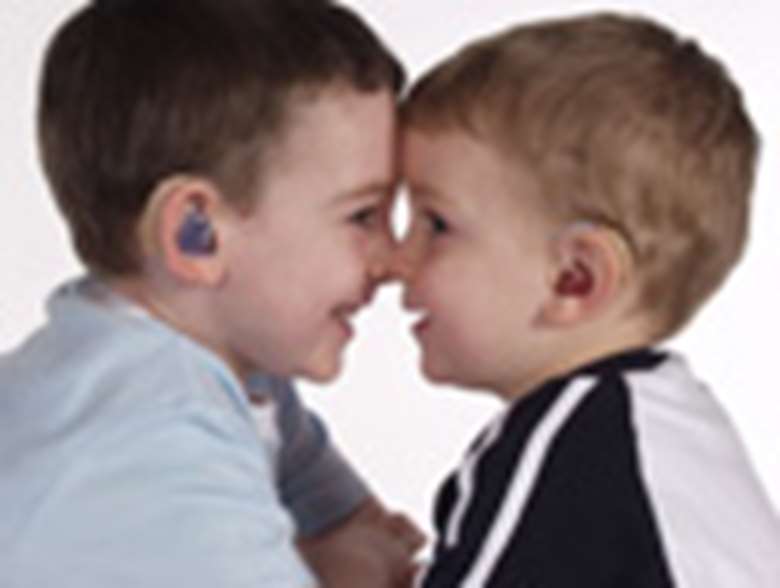 Hearing impaired children. Credit: The National Deaf Children's Society