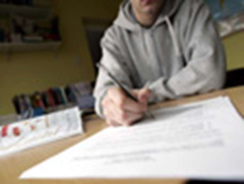 young person in care does homework