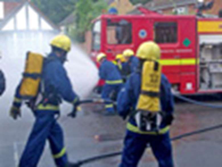 Young people taking part in Evolution firefighting course