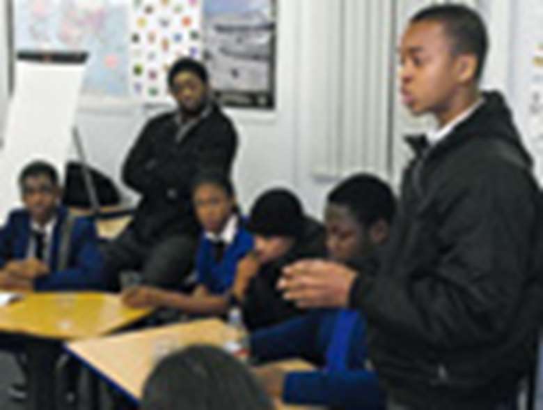 Young people involved in the Life Experience Project in Croydon