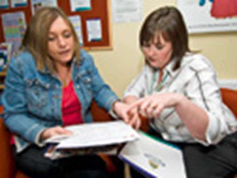 Informal advice sessions help parents to seek out the support on offer to them 