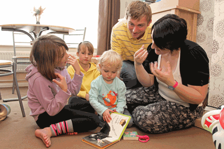 National Deaf Children's Society Scotland funding will go towards parenting courses and family sign language training. Image: NDCSS