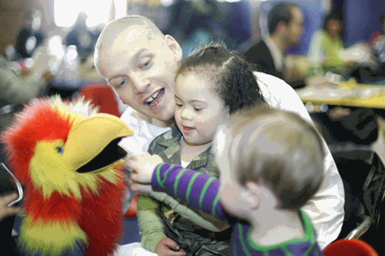 Around 20 per cent of parents of disabled children face childcare costs of up to £11,700 per year. Image: Mencap 2011