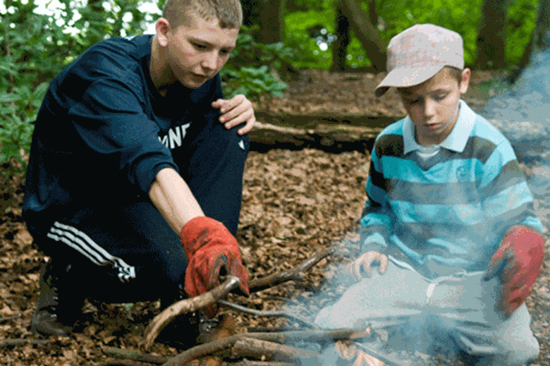 Outdoor learning helps children and young people build confidence