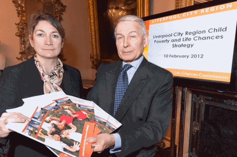 Ramsey and Field at the launch of the strategy. Image: Knowsley Council