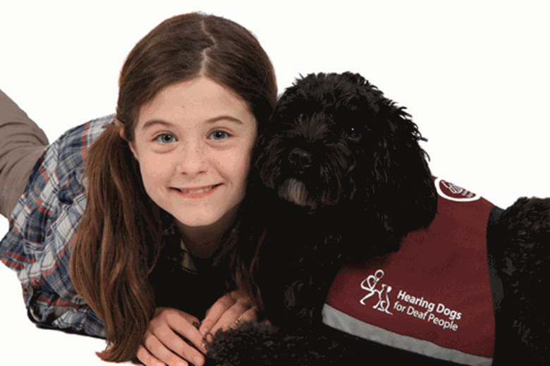 Dogs have helped improve social confidence of deaf children. Image: Hearing Dogs for Deaf People