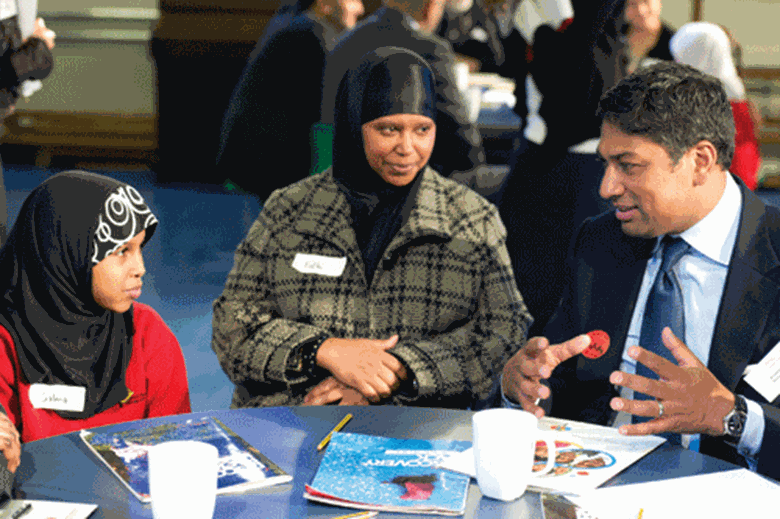 Mentors aim to encourage both children and adults from deprived communities to consider education and career options