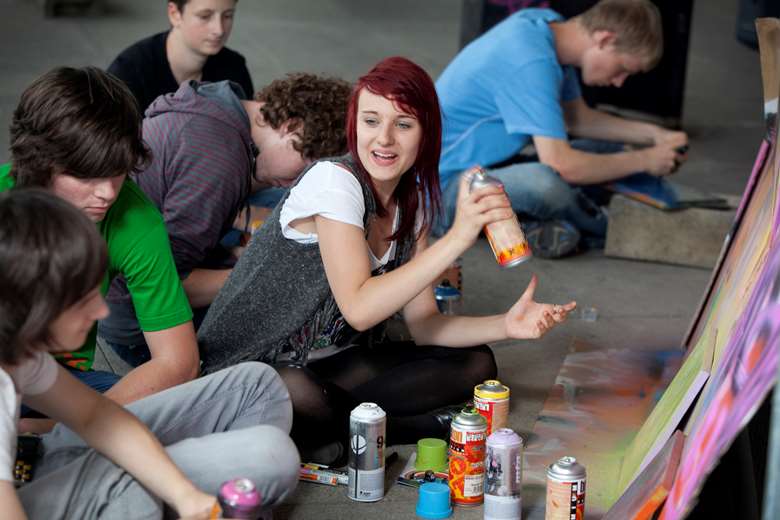 Young people are the happiest of all the age ranges in the UK, according to the statistics. Image: vInspired