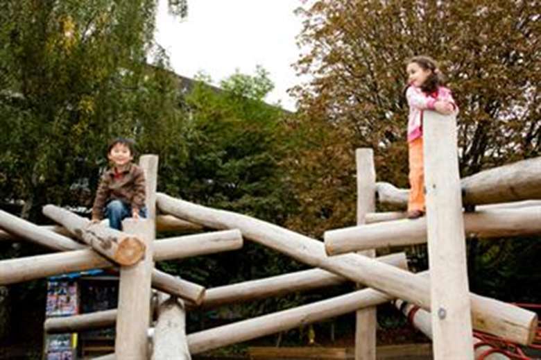 Islington has already championed risk-centred play spaces including a self-build den project and tree swings. Image: Emilie Sandy