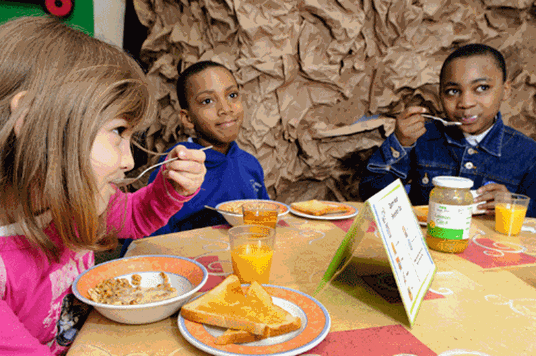 Many children in the capital are not eating breakfast before going to school, a study has found. Image: Nigel Hillier