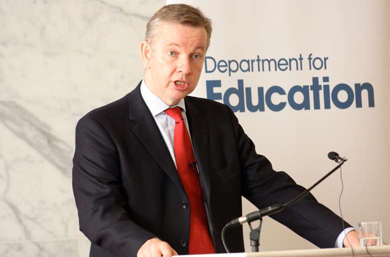 The Mirror says Gove wants child protection training to be better suited to individual schools and colleges. Image: Crown Copyright