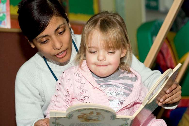 Families will be encouraged to visit children's centres for literacy support. Image: Becky Nixon
