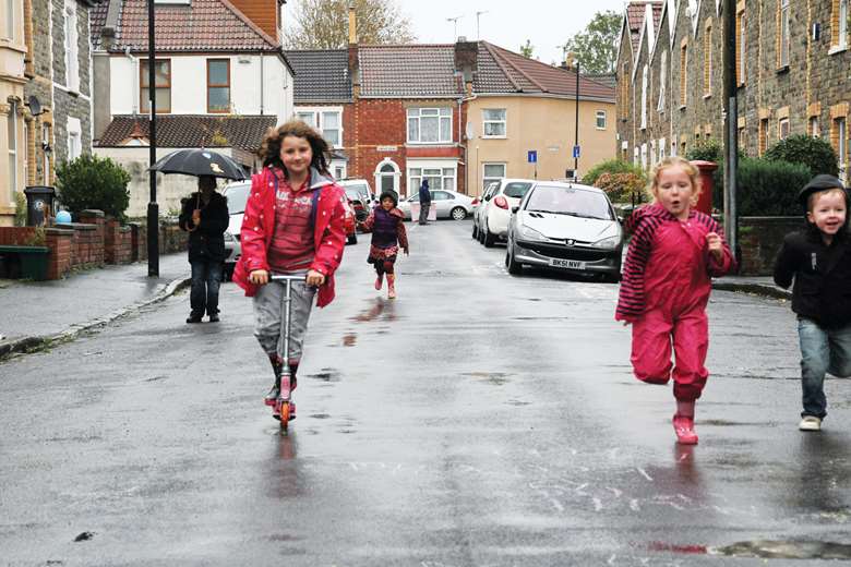 The draft bill intends to redefine antisocial behaviour as “conduct capable of causing nuisance and annoyance” and play activists believe this could easily be applied to children playing in the street. Picture: Kamina Walton