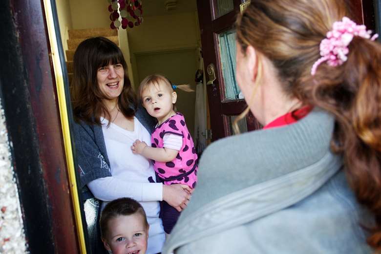 Home Start volunteers provide emotional and practical support to struggling families. Image: Simon Ridgway