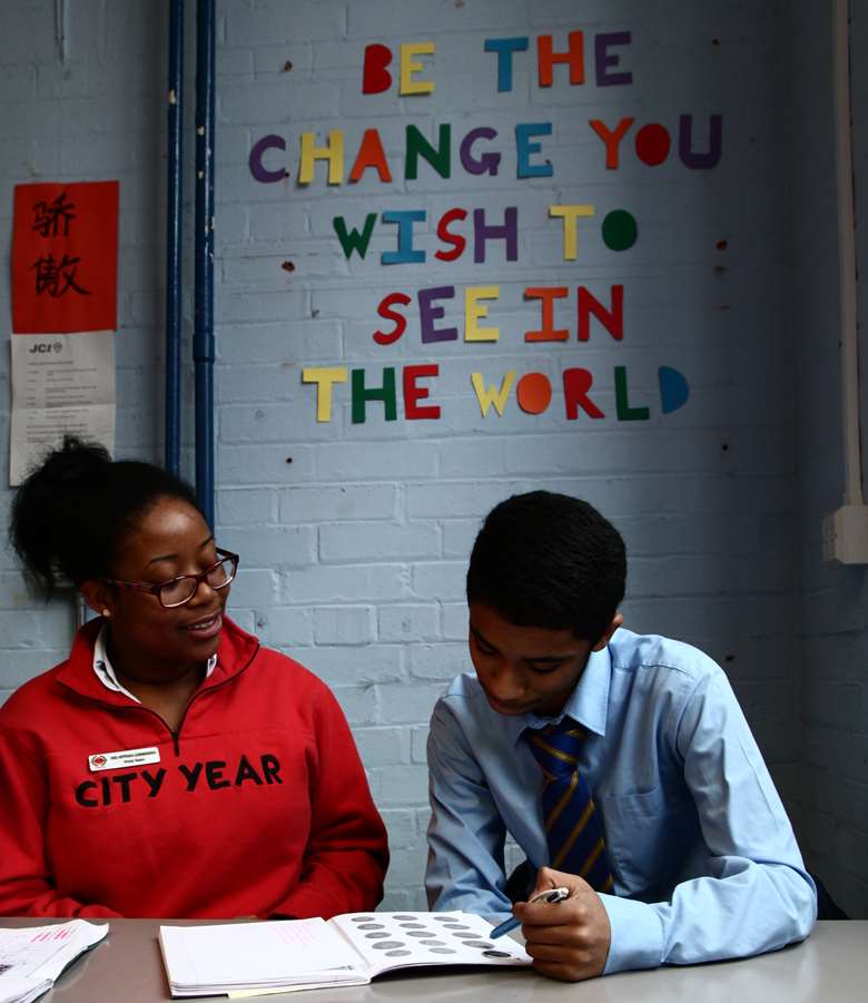 City Year corp members aim to help 10,000 school pupils this academic year.