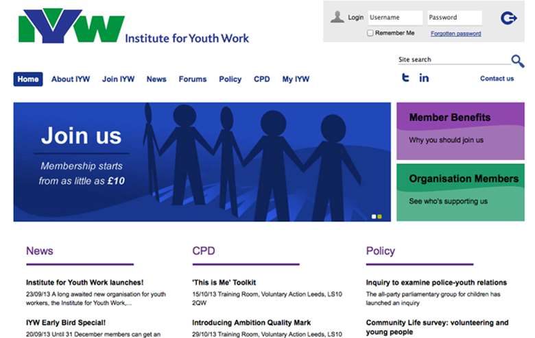 The Institute for Youth Work intends to provide a "collective voice" for youth workers
