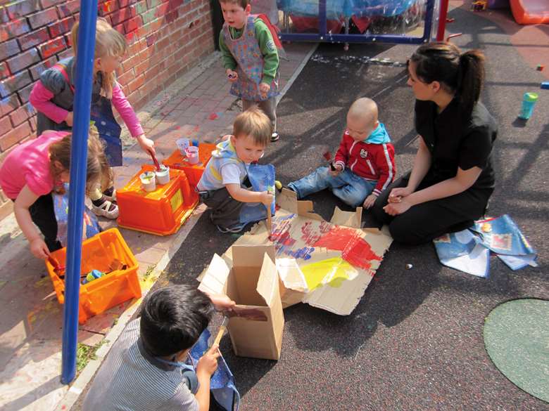 Under the government's free childcare scheme, 120,000 two-year-olds can get 15 hours of free nursery care. 