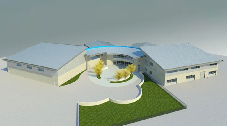 A computer-generated impression of the education facility at the proposed secure college in Leicestershire. Image: Ministry of Justice
