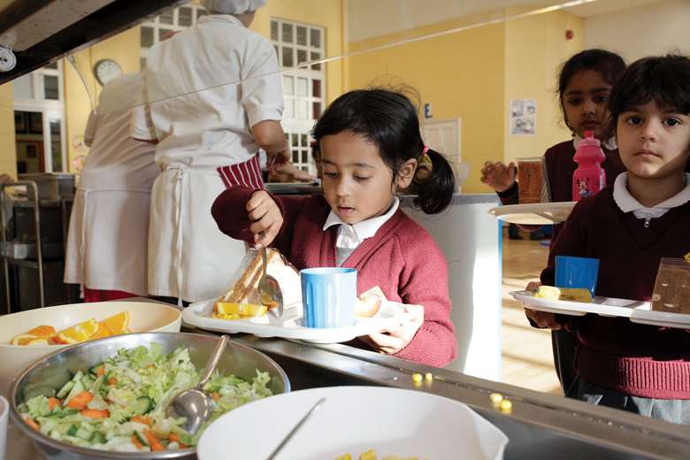 The viability of the universal free school meals programme has been questioned by Whitehall. Image: Lucie Carlier