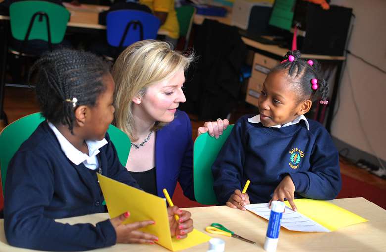 Education minister Elizabeth Truss wants schools to be open for up to 10 hours-a-day. Image: Department for Education
