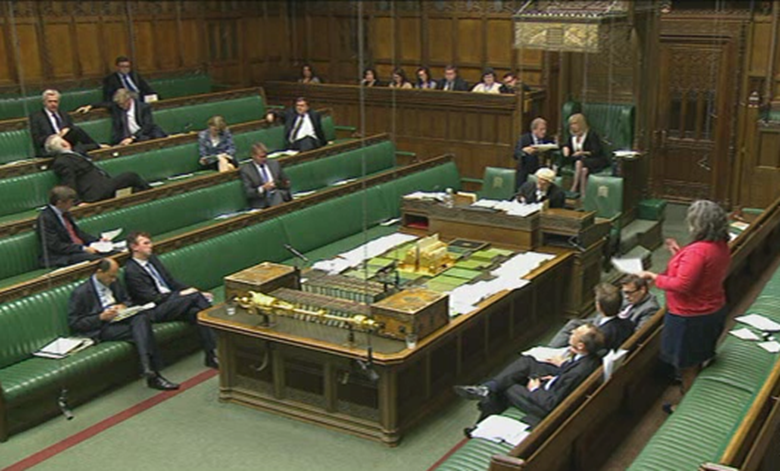 An amendment introducing mandatory custodial sentences for second offences of knife possession was agreed by a majority of 351. Picture: UK Parliament