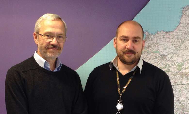 Barry Elsby (left) is working with Andrew Wallis, lead member for children in Cornwall