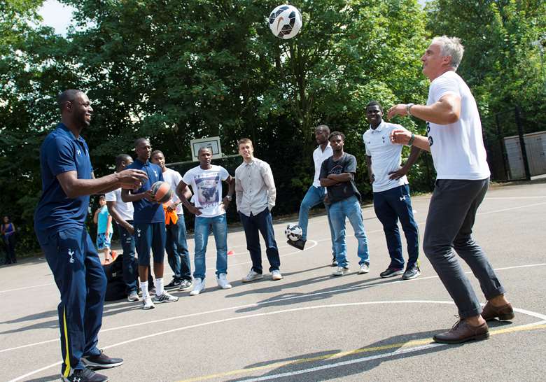 The Tottenham Hotspur Foundation will support the engagement of looked-after children in Haringey. Image: Tottenham Hotspur Foundation