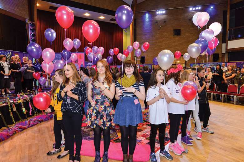 The Big Love Little Sista festival, which was held in Liverpool, was attended by 100 11- to 19-year-old girls