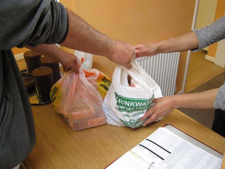 YMCA England runs food banks to help vulnerable young people. Image: YMCA England