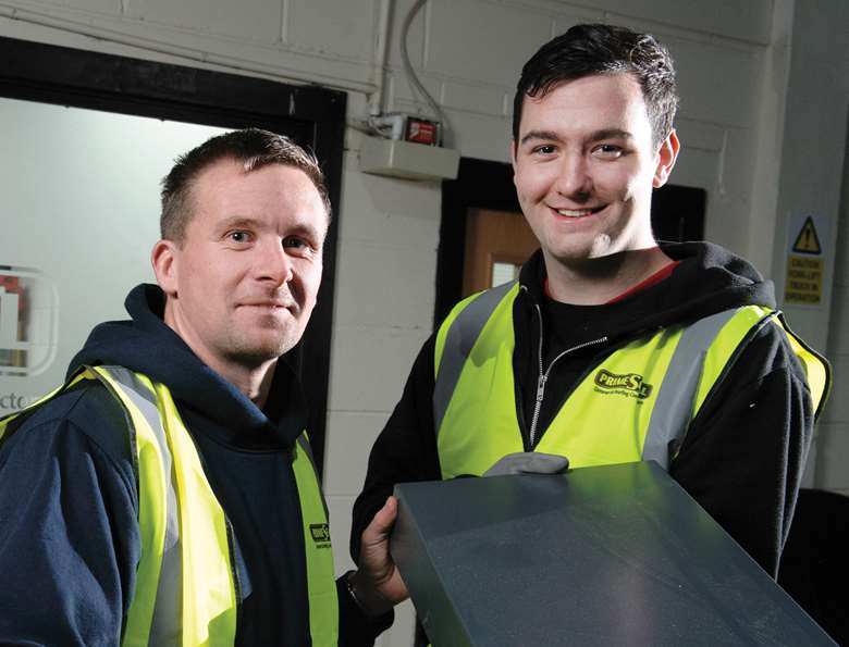 Managing director Steve Reynolds helped Joe Chadwick seal an apprenticeship at his roofing company in Oldham
