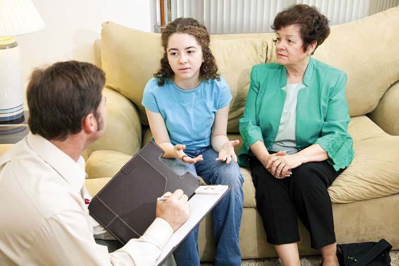 Functional Family Therapy uses a whole-family approach to reduce feelings of blame and help children to move beyond conflict. Picture: Shutterstock/Posed by models