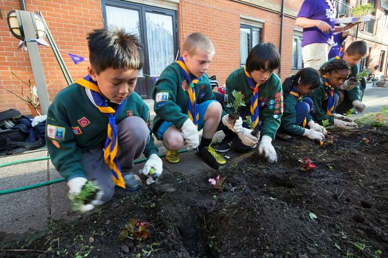 Poorer students were less likely to take part in outdoor activities, a survey has found. Picture: The Scout Association