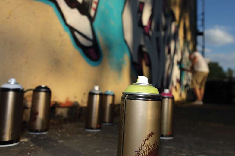 Graffiti is very often popular among young people and brings out artistic talents. Picture: Sven Hoppe/Shutterstock