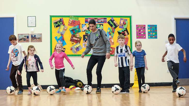 Match Fit is a six-week programme that teaches children about being healthy