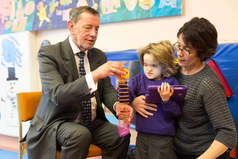 Lord Blunkett believes that the lack of play accessibility for disabled children has serious implications. Picture: Sense