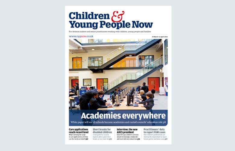 CYP Now 29 March Cover