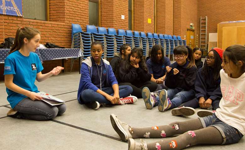 Peer educators will talk to girls about sensitive issues. Picture: Girlguiding