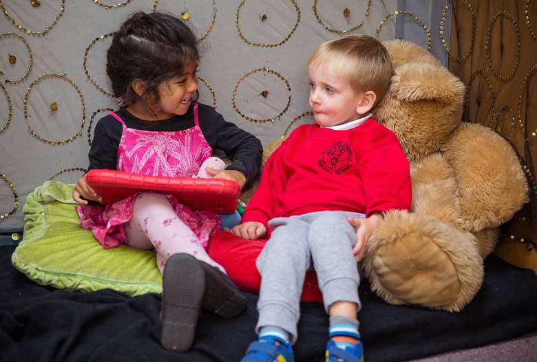 A two-year pilot has been found to improve outcomes for disadvantaged children in nurseries. Picture: Achievement for All