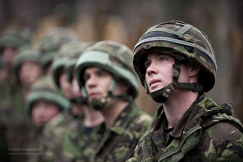 Combined Cadet Force units aim to teach young people self-discipline and leadership skills. Image: MoD