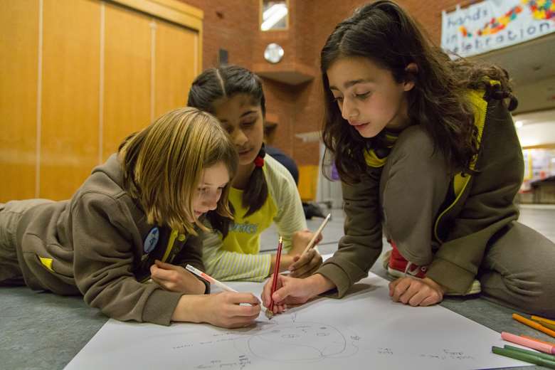 The programmes are designed to dispel gender stereotypes. Picture: Girlguiding UK