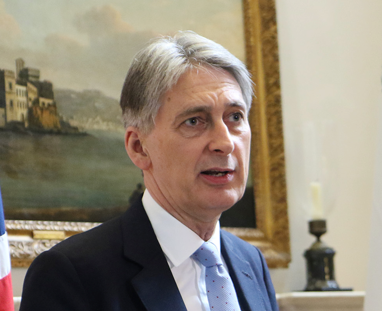 Chancellor Philip Hammond has said national debt is still too high. Picture: Foreign and Commonwealth Office